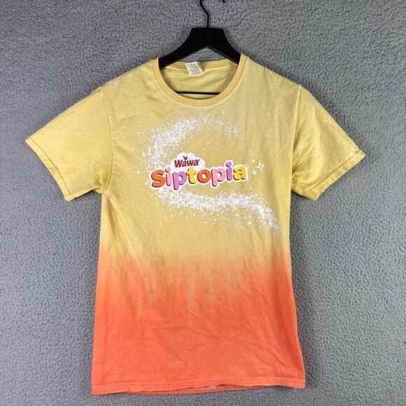 Wawa T-Shirt Lot Siptopia Hoagiefest Unisex Size Small Adult Logo Tie Dye Blue - Picture 5 of 9